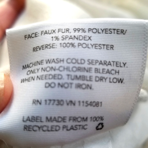 Threshold Faux Fur Pillow Shames w/ Matching Toss Pillow NEW Cream & Brown- NEW - Picture 4 of 4